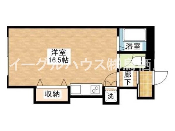 ウインザー今泉Aの物件間取画像